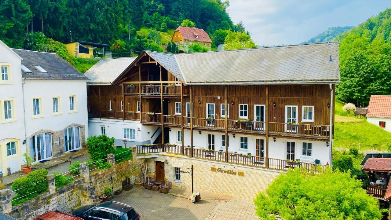 Hotel Erbgericht Bad Schandau Exteriör bild
